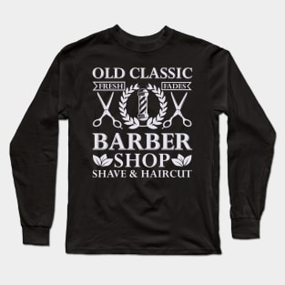 Barber Design Old Classic Fresh 68 Long Sleeve T-Shirt